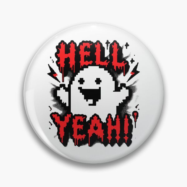 Item preview, Hell Yeah Pixel Ghost designed and sold by piscininha.
