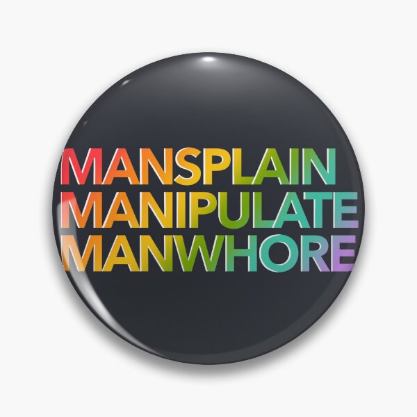 Item preview, Mansplain Manipulate  designed and sold by OctagonGlasses.