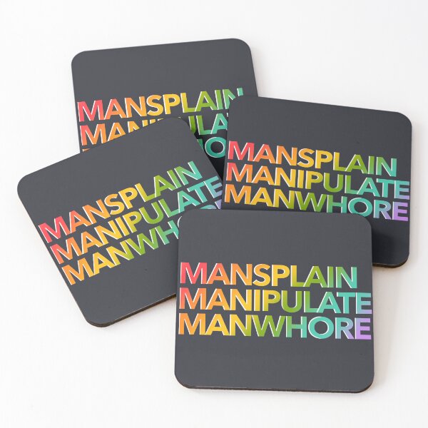 Item preview, Mansplain Manipulate  designed and sold by OctagonGlasses.