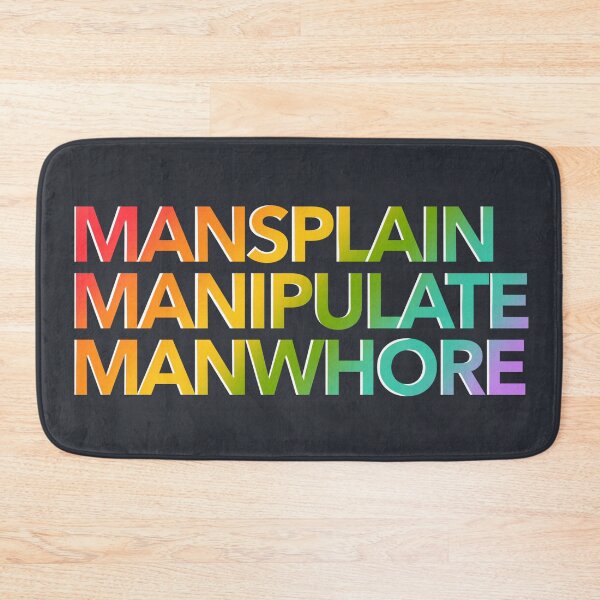 Item preview, Mansplain Manipulate  designed and sold by OctagonGlasses.