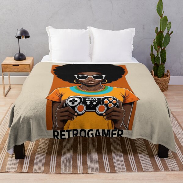 Item preview, Afro Retrogamer with 3rd party controller designed and sold by Donny-K.