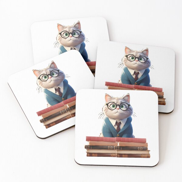 Item preview, Librarian Cat designed and sold by tonyartprints.