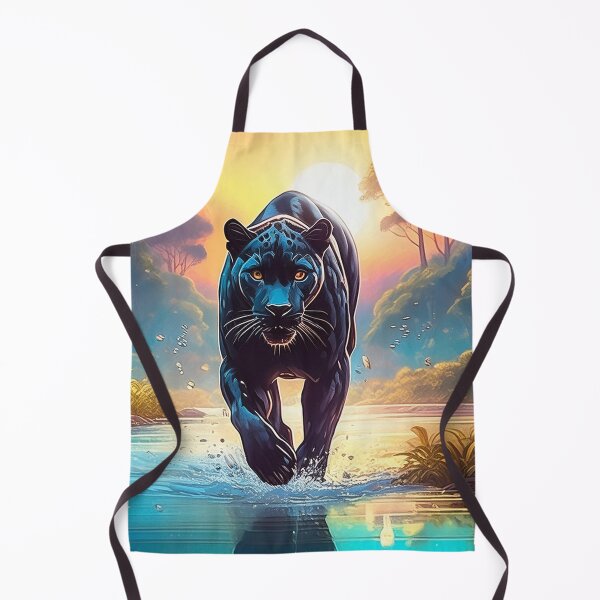 Item preview, Panther in fantasy rainforest designed and sold by Photopat.