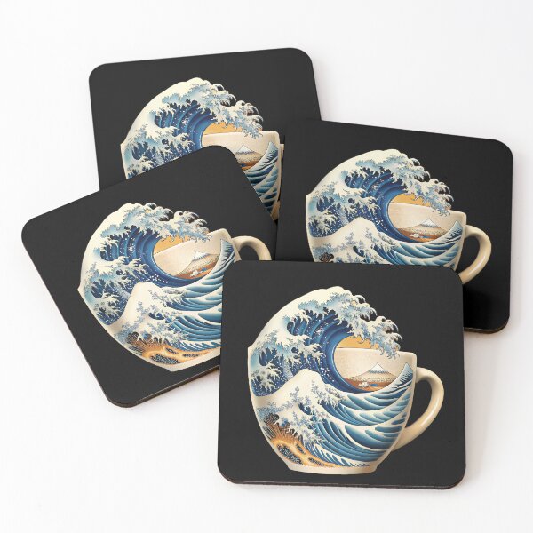 Item preview, Coffee Kanagawa - The Great Wave Of Coffee designed and sold by ExploreTheStore.