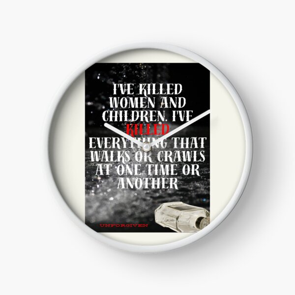 Item preview, Unforgiven Clint Eastwood Movie Quotes  designed and sold by MountainAndSea.