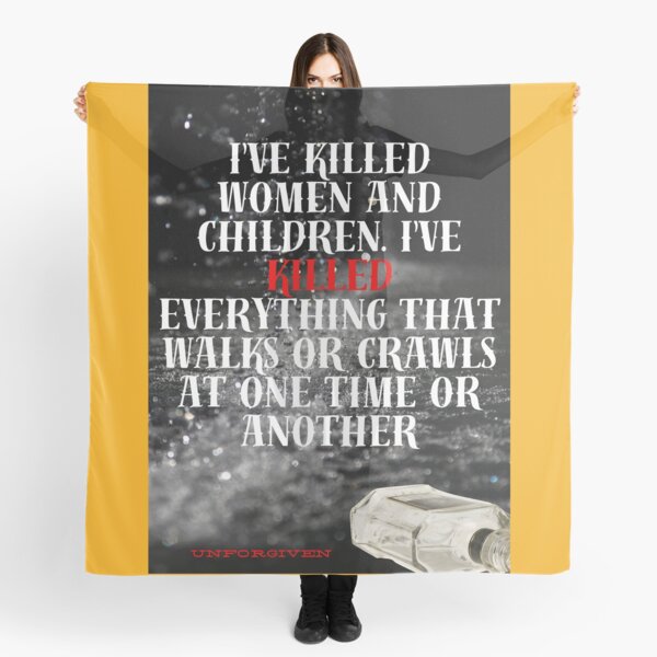 Item preview, Unforgiven Clint Eastwood Movie Quotes designed and sold by MountainAndSea.