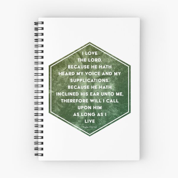 Item preview, Psalm 116:1-2 designed and sold by SecretSamaritan.
