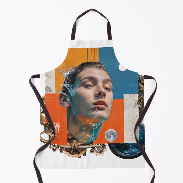 Item preview, Collage Wall Art T-shirt Design: Steampunk Guy designed and sold by ForeverPrintsOK.