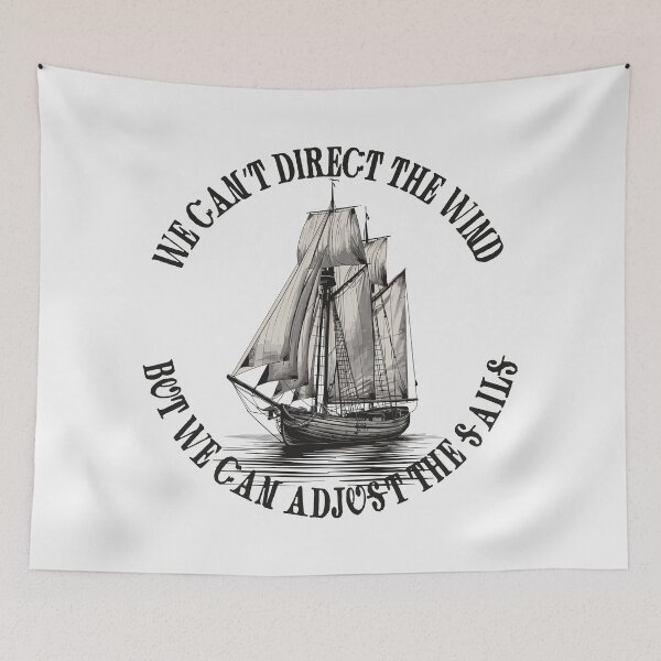 Item preview, Adjust the Sails - 1830 Vintage Sailboat Illustration designed and sold by paulo silveira.