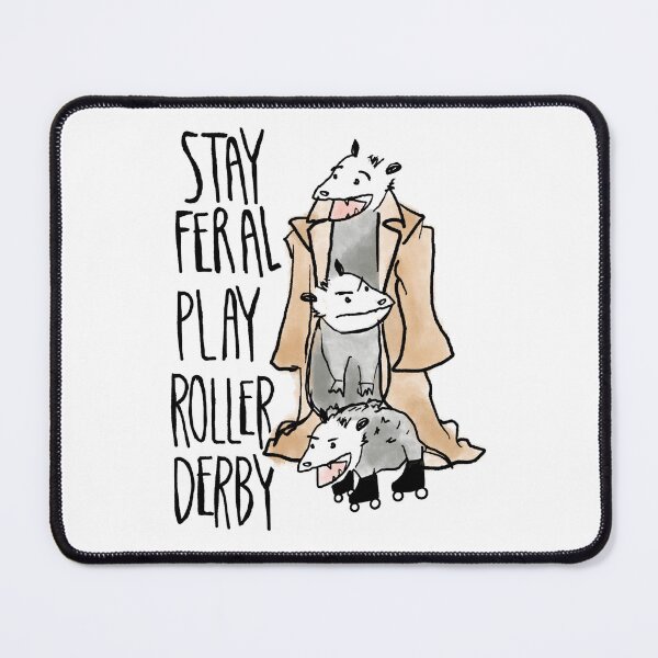 Item preview, Stay Feral Play Roller Derby designed and sold by Sierra Regional Roller Derby.