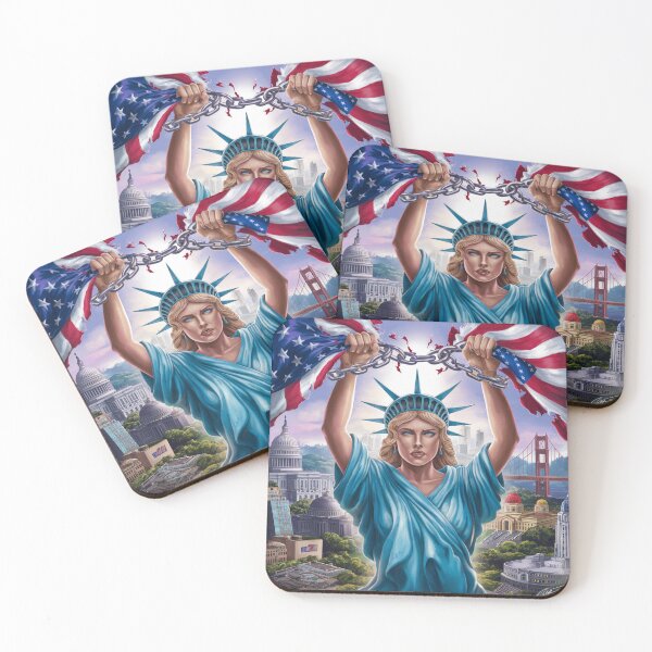 Item preview, INDEPENDENCE DAY 4 JULY designed and sold by RedCircleArt.