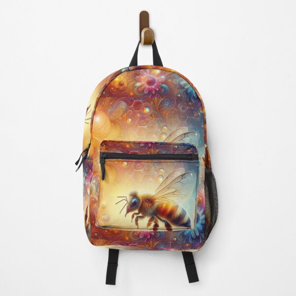 Item preview, Spectacular Colorful Magical Bee Pattern  designed and sold by DigiDreamyArt.