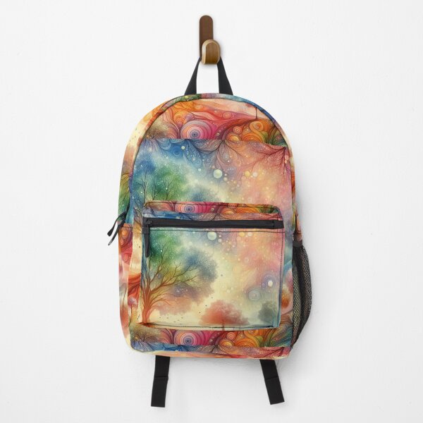 Item preview, Spectacular Colorful Forest Pattern designed and sold by DigiDreamyArt.