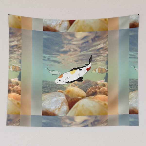 Item preview, Koi in the creek designed and sold by Wasted Potential ink.