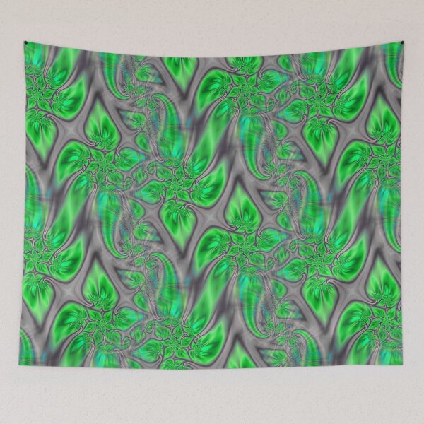 Item preview, Abstract Smudged Melting Fractal Flowers 51 designed and sold by SXW Designs.