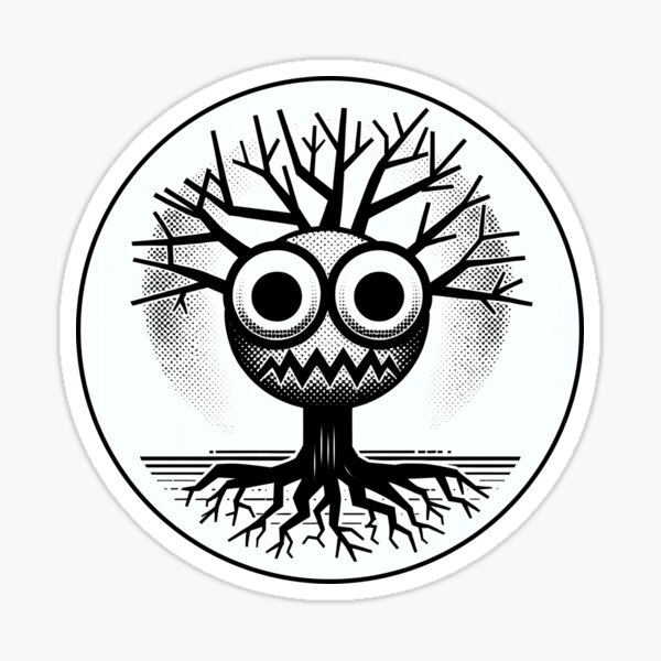 Item preview, Halloween tree big eyes designed and sold by Kobeko.