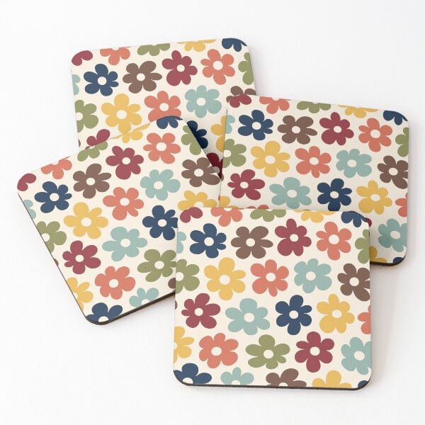 Item preview, Colorful Mod Floral Pattern designed and sold by tonymagnerart.