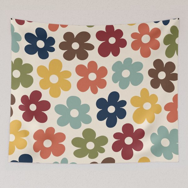 Item preview, Colorful Mod Floral Pattern designed and sold by tonymagnerart.
