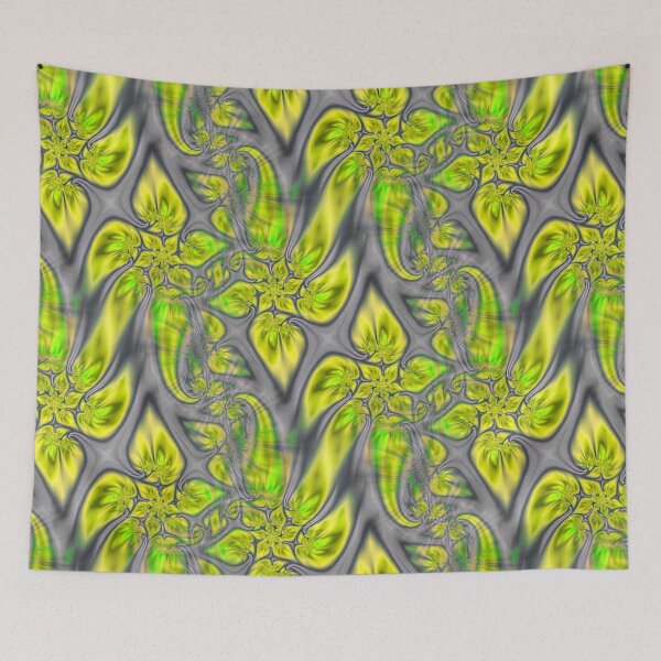 Item preview, Abstract Smudged Melting Fractal Flowers 52 designed and sold by SXW Designs.