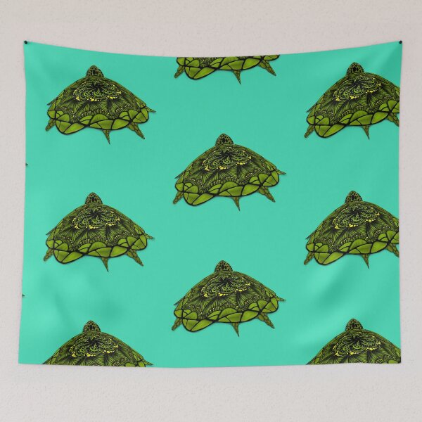 Item preview, Geometric turtle designed and sold by Wasted Potential ink.