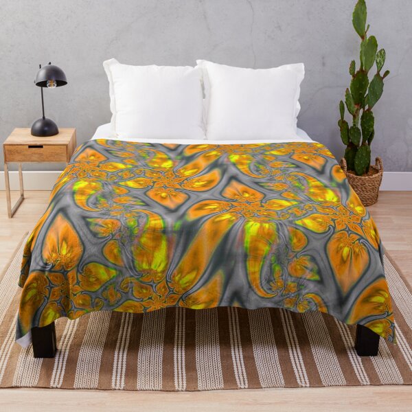 Item preview, Abstract Smudged Melting Fractal Flowers 53 designed and sold by SXW Designs.