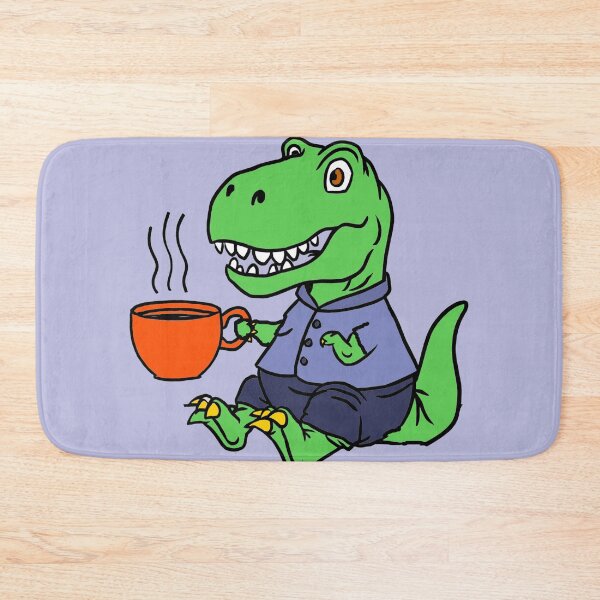 Item preview, Funny Tea Rex T-rex Dinosaur Drinking Tea Pun designed and sold by Nature's Fancy.