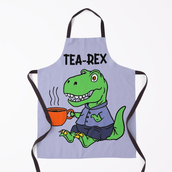 Item preview, Funny Tea Rex T-rex Dinosaur Drinking Tea Pun designed and sold by Nature's Fancy.
