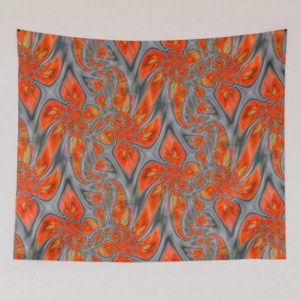 Item preview, Abstract Smudged Melting Fractal Flowers 54 designed and sold by SXW Designs.