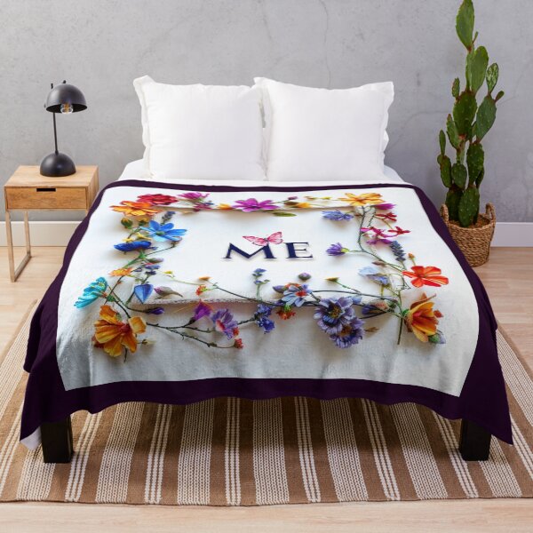 Item preview, ME, romantic soul, positive, colorful floral frame designed and sold by silent-violin.