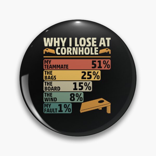 Item preview, Why I Lose at Cornhole Humor Toss Like a Boss, Cornhole Player, Dummy Boards, Sack Toss Game, Father's Day designed and sold by behindthefacts.