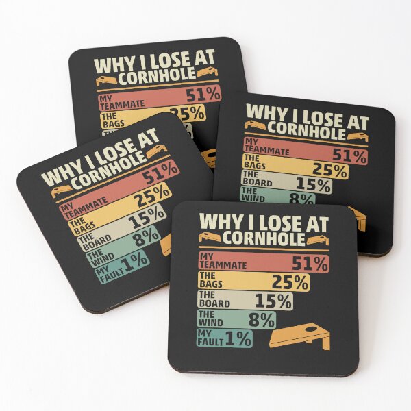 Item preview, Why I Lose at Cornhole Humor Toss Like a Boss, Cornhole Player, Dummy Boards, Sack Toss Game, Father's Day designed and sold by behindthefacts.