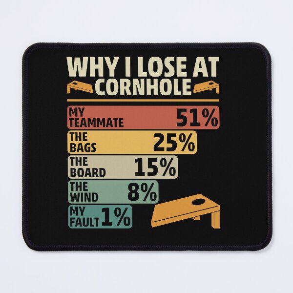 Item preview, Why I Lose at Cornhole Humor Toss Like a Boss, Cornhole Player, Dummy Boards, Sack Toss Game, Father's Day designed and sold by behindthefacts.