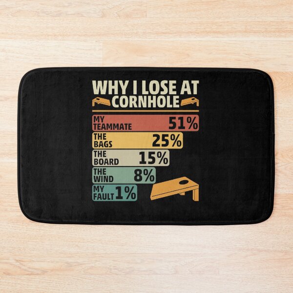 Item preview, Why I Lose at Cornhole Humor Toss Like a Boss, Cornhole Player, Dummy Boards, Sack Toss Game, Father's Day designed and sold by behindthefacts.
