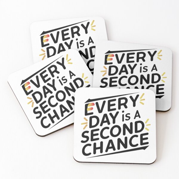 Item preview, New Day, New Chance, typography & word art  designed and sold by Fashiospice07.