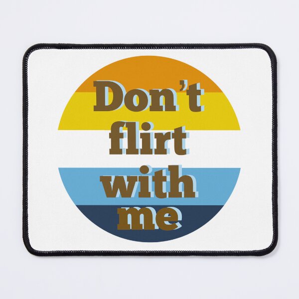 Item preview, Don’t Flirt With Me (Aro Ace) designed and sold by PrideofDragons.