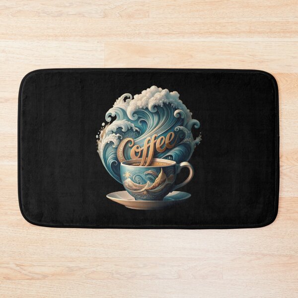 Item preview, Coffee Kanagawa - The Great Wave Of Coffee designed and sold by ExploreTheStore.