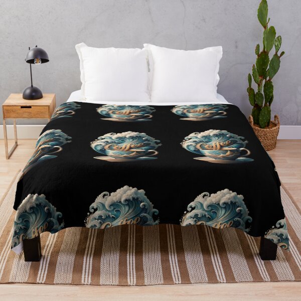 Item preview, Coffee Kanagawa - The Great Wave Of Coffee designed and sold by ExploreTheStore.