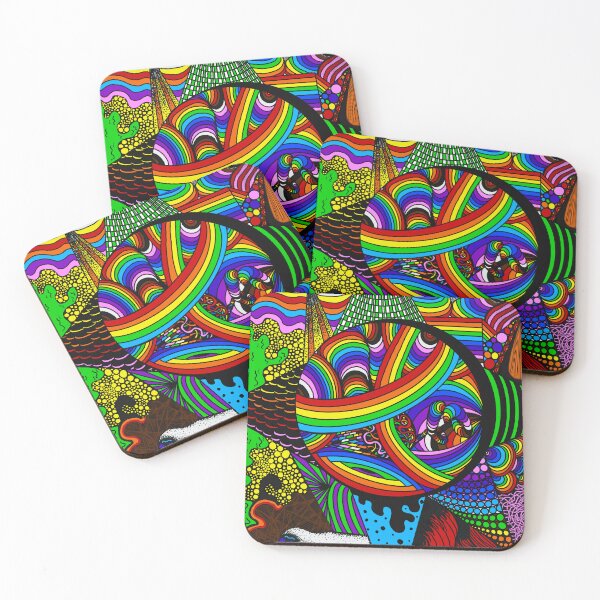 Item preview, Psychedelic star designed and sold by Wasted Potential ink.