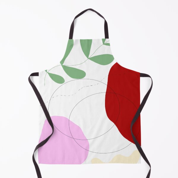 Item preview, 'A Modern Thought' Pink + Red Abstract Design With Leaf designed and sold by Venus-in-Virgo.