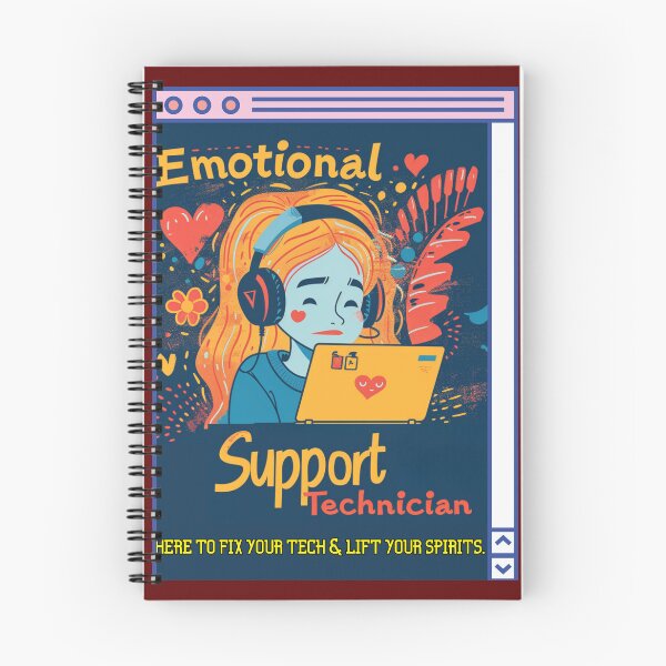Item preview, Emotional Support Technician - Cute and Funny Tech Support designed and sold by Jbreining.