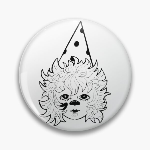 Item preview, Clown with Starry Eyes designed and sold by PineConesShop.