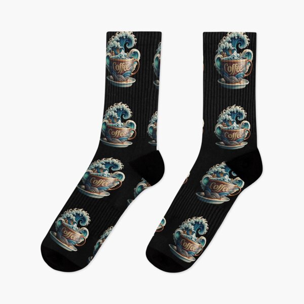 Item preview, Coffee Kanagawa - The Great Wave Of Coffee designed and sold by ExploreTheStore.