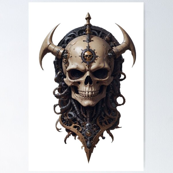 Item preview, Mechanical skull designed and sold by CosmixT.