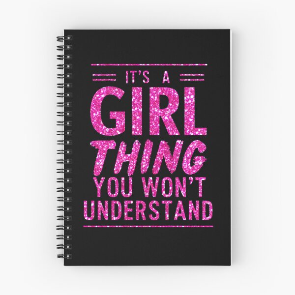 Item preview, It`s A  Girl Thing, You Won`t Understand Retro Typographic Glitters Girls Design designed and sold by Raise2Shine.