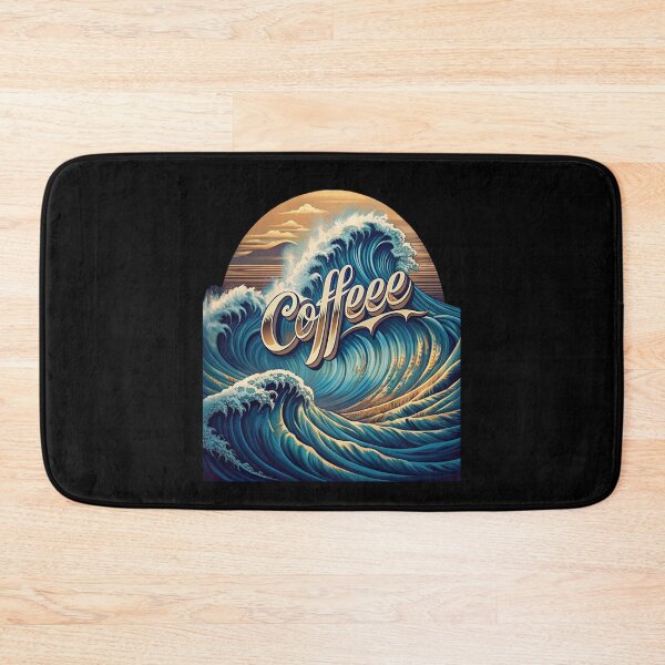 Item preview, Coffee Kanagawa - The Great Wave Of Coffee designed and sold by ExploreTheStore.