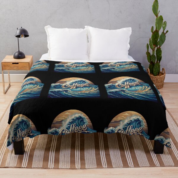 Item preview, Coffee Kanagawa - The Great Wave Of Coffee designed and sold by ExploreTheStore.