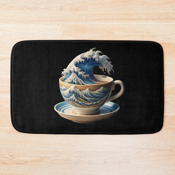 Item preview, Coffee Kanagawa - The Great Wave Of Coffee designed and sold by ExploreTheStore.