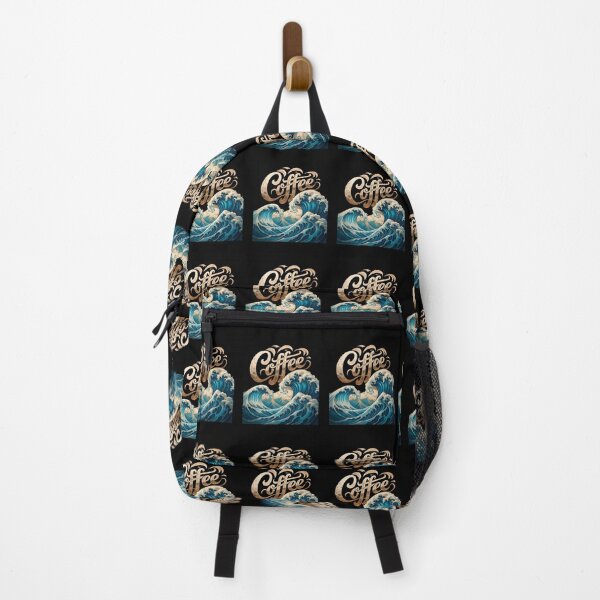 Item preview, Coffee Kanagawa - The Great Wave Of Coffee designed and sold by ExploreTheStore.