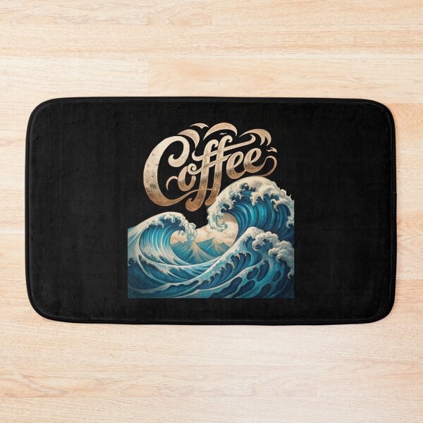 Item preview, Coffee Kanagawa - The Great Wave Of Coffee designed and sold by ExploreTheStore.
