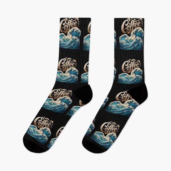 Item preview, Coffee Kanagawa - The Great Wave Of Coffee designed and sold by ExploreTheStore.